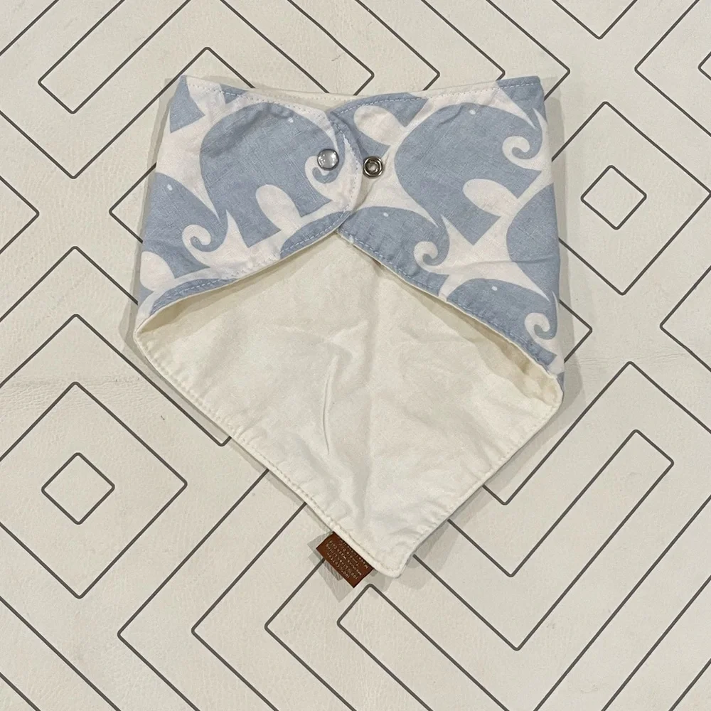Zebi Elephant Bandana Bib